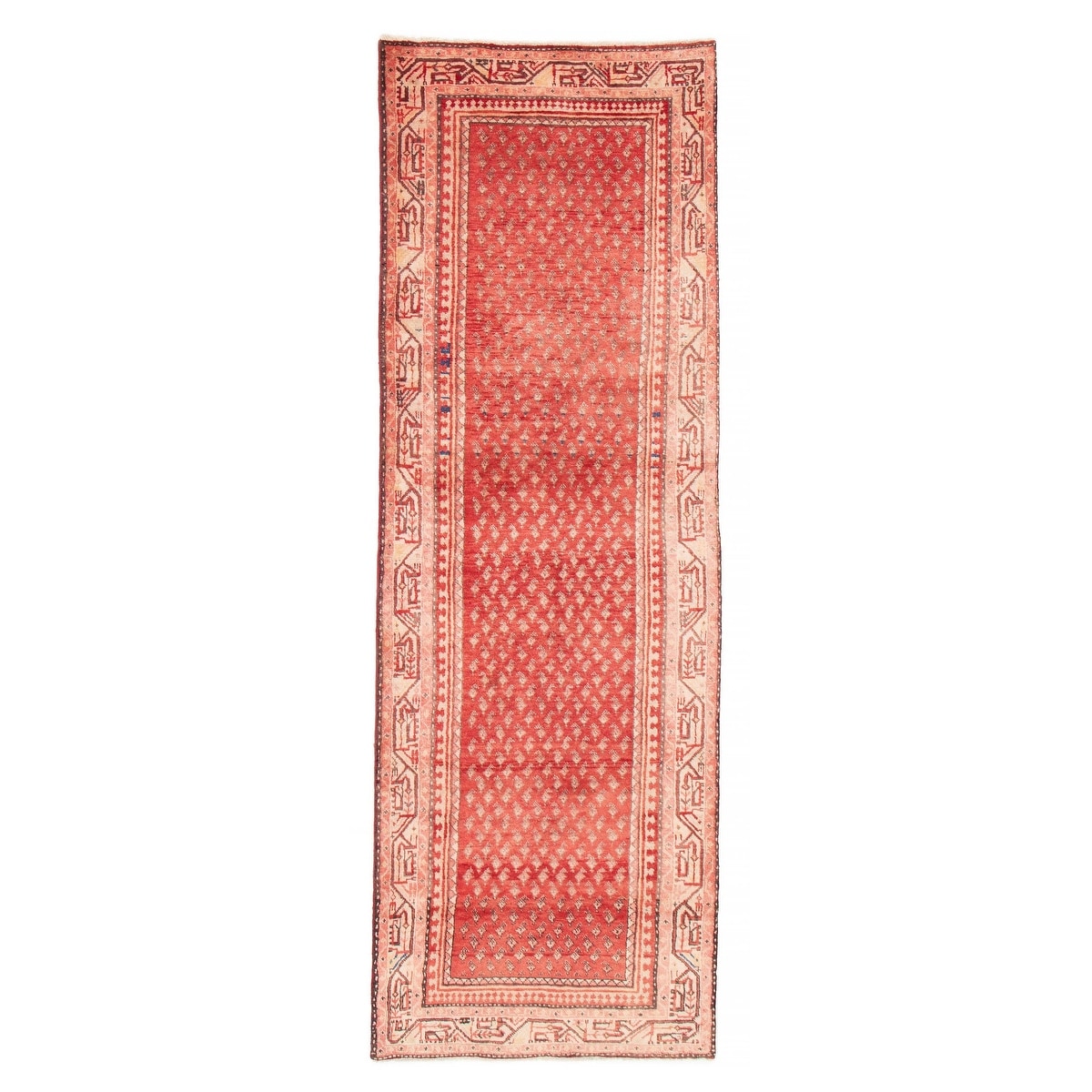 Ecarpetgallery Hand-knotted Royal Mahal Red Wool Rug - 33 X 102
