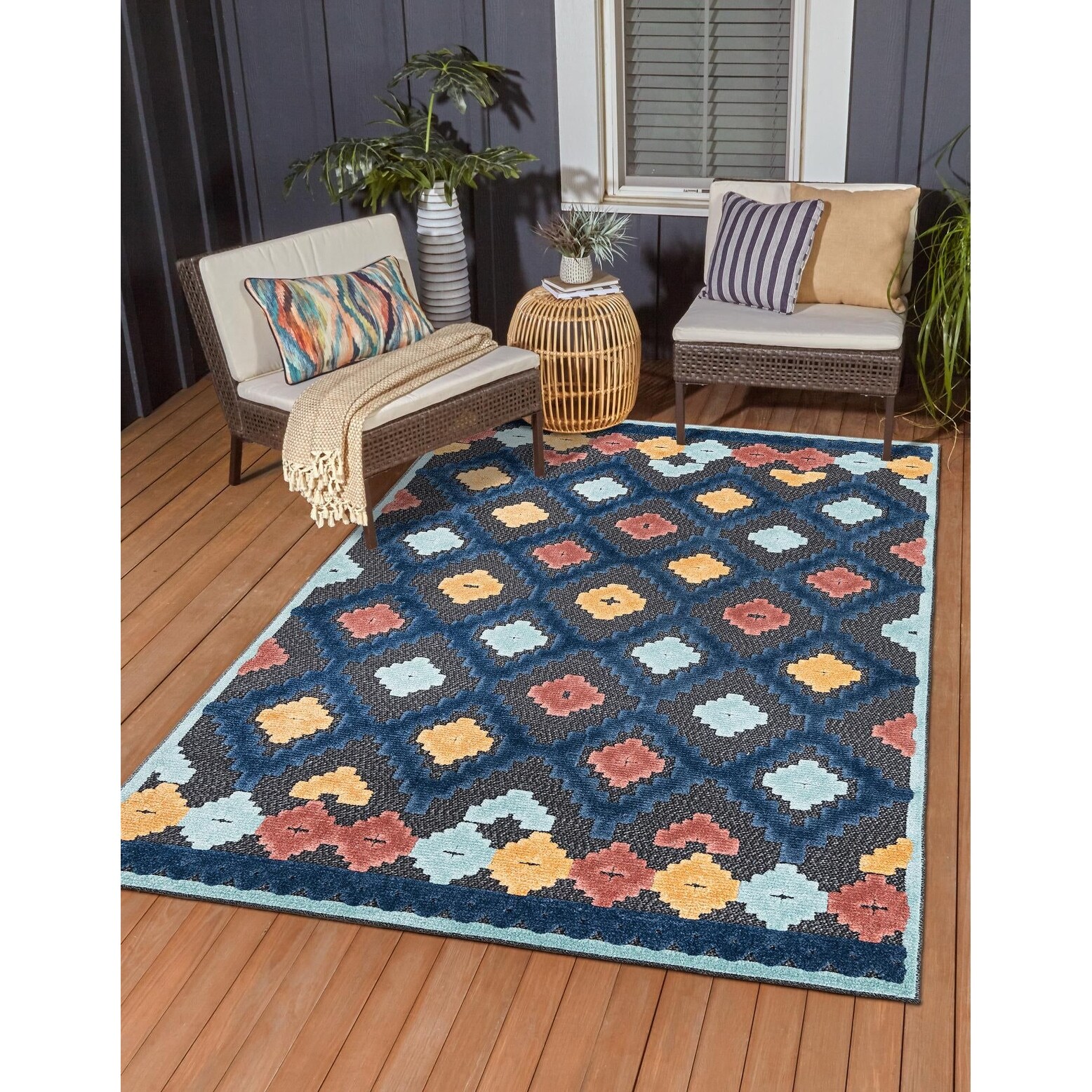 Outdoor Helena Collection Area Rug
