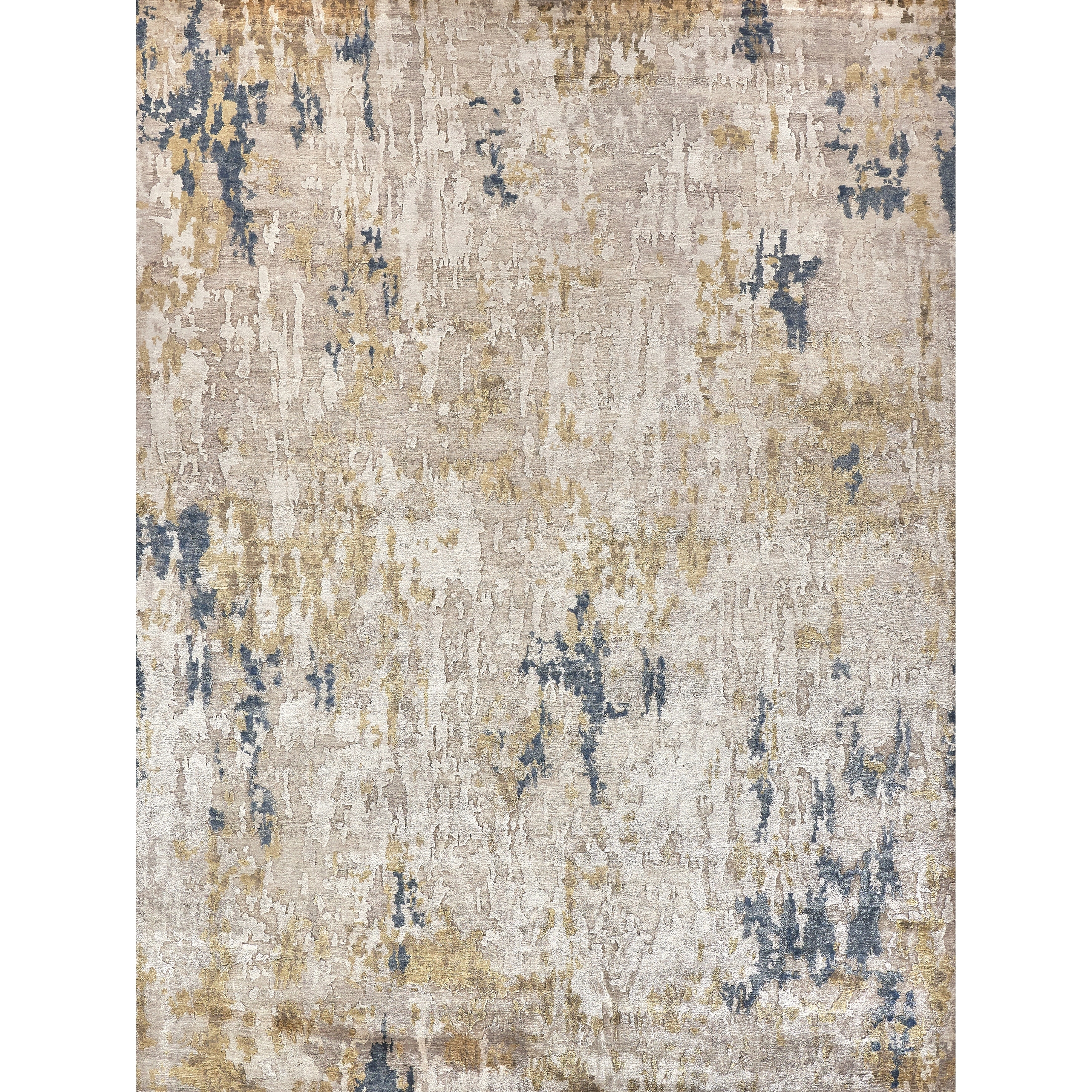 Exquisite Rugs Laureno Hand-knotted Bamboo Silk Beige/gold Area Rug